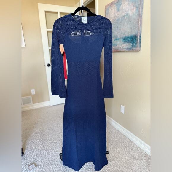 Misa Los Angeles Dresses & Skirts - Women’s MISA Los Angeles Irene Dress in Navy Blue Extra Small XS